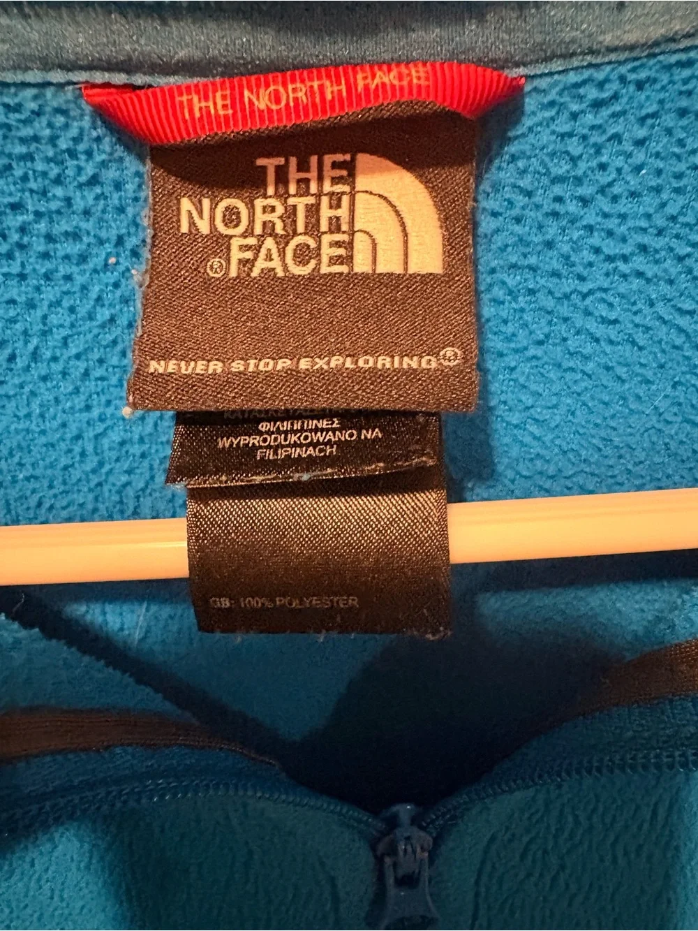The North Face Men’s Electric Blue Half-Zip Fleece